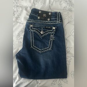 Miss Me Cuffed Capri Jeans